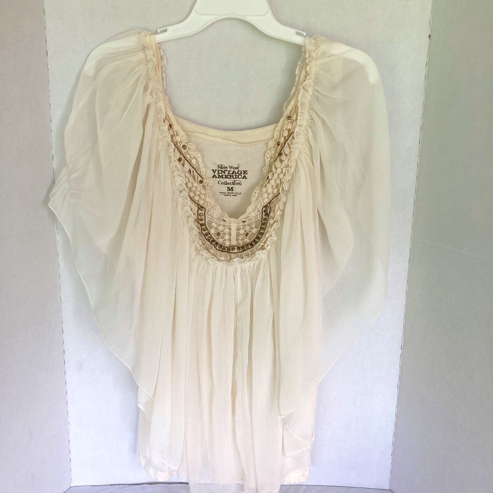 Nine West Vintage American Collection Boho top medium